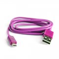 Câble USB violet pour Samsung Galaxy S 2, S 3, S 4 et Galaxy Note