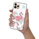 Coque iPhone 13 Pro Coque Soft Touch Glossy Flamant Rose Graphique Design Evetane