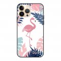 Coque iPhone 13 Pro Coque Soft Touch Glossy Flamant Tropical Design Evetane