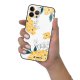 Coque iPhone 13 Pro Coque Soft Touch Glossy Fleurs jaunes Design Evetane