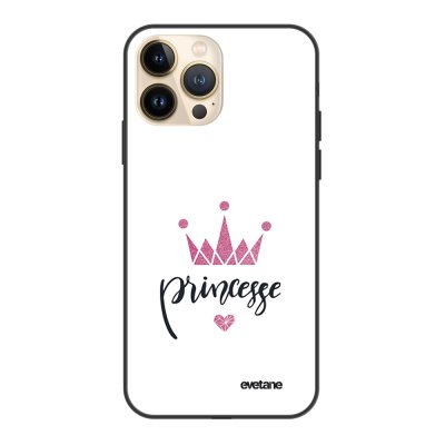 Coque iPhone 13 Pro Coque Soft Touch Glossy Princesse Couronne Design Evetane