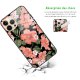 Coque iPhone 13 Pro Coque Soft Touch Glossy Hisbiscus Corail Design Evetane
