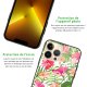 Coque iPhone 13 Pro Coque Soft Touch Glossy Fleurs Tropicales Design Evetane