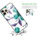 Coque iPhone 13 Pro Coque Soft Touch Glossy Lys Bleues et violettes Design Evetane