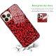 Coque iPhone 13 Pro Coque Soft Touch Glossy Léopard Rouge Design Evetane