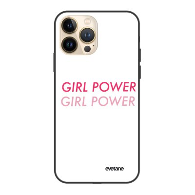 Coque iPhone 13 Pro Coque Soft Touch Glossy Girl Power Dégradé Design Evetane