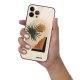 Coque iPhone 13 Pro Coque Soft Touch Glossy Palmier et Soleil beige Design Evetane