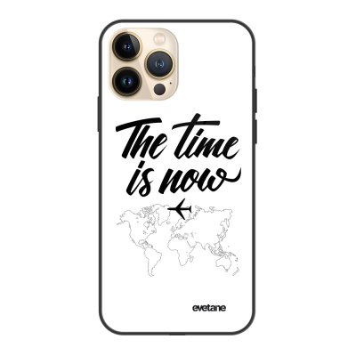 Coque iPhone 13 Pro Coque Soft Touch Glossy The time is Now Design Evetane