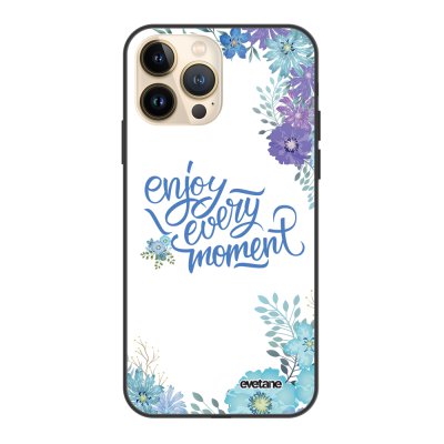 Coque iPhone 13 Pro Coque Soft Touch Glossy Enjoy every moment Design Evetane