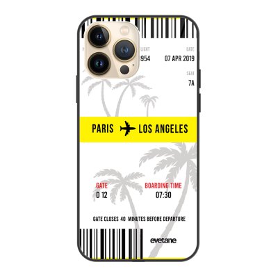 Coque iPhone 13 Pro Coque Soft Touch Glossy Blllet Paris-Los Angeles Design Evetane