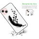 Coque iPhone 13 Coque Soft Touch Glossy Plume Design Evetane