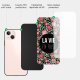 Coque iPhone 13 Coque Soft Touch Glossy La Vie en Rose Design Evetane