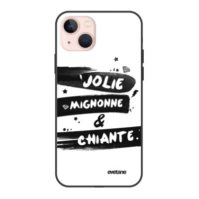 Coque iPhone 13 Coque Soft Touch Glossy Jolie Mignonne et chiante Design Evetane