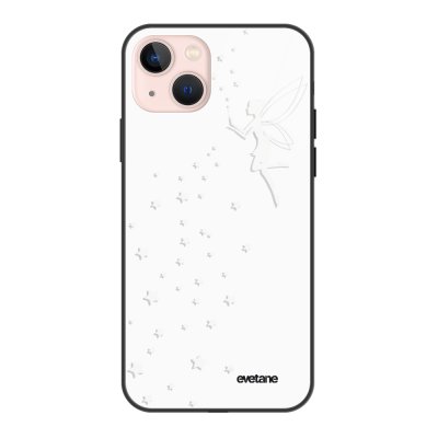 Coque iPhone 13 Coque Soft Touch Glossy Fée Blanche Design Evetane