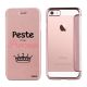 Etui souple rose Peste mais Princesse iPhone 5/5S/SE