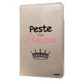 Etui iPad Mini rigide or Peste mais Princesse Ecriture Tendance et Design Evetane