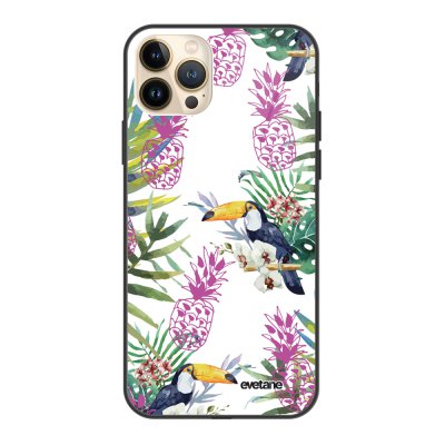 Coque iPhone 13 Pro Max Coque Soft Touch Glossy Jungle Tropicale Design Evetane