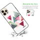 Coque iPhone 13 Pro Max Coque Soft Touch Glossy Triangles Jungle Design Evetane