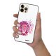 Coque iPhone 13 Pro Max Coque Soft Touch Glossy Lion géométrique rose Design Evetane