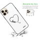 Coque iPhone 13 Pro Max Coque Soft Touch Glossy Coeur love Design Evetane