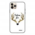 Coque iPhone 13 Pro Max Coque Soft Touch Glossy Cerf Moi Fort Design Evetane