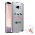 Coque Samsung Galaxy S8 360 intégrale transparente Chiante mais princesse Tendance Evetane.