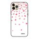 Coque iPhone 13 Pro Max Coque Soft Touch Glossy Coeurs en confettis Design Evetane