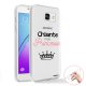 Coque intégrale 360 souple transparent Chiante mais princesse Samsung Galaxy A3 2017