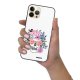 Coque iPhone 13 Pro Max Coque Soft Touch Glossy Crâne floral Design Evetane