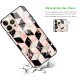 Coque iPhone 13 Pro Max Coque Soft Touch Glossy Cubes Marbres Design Evetane