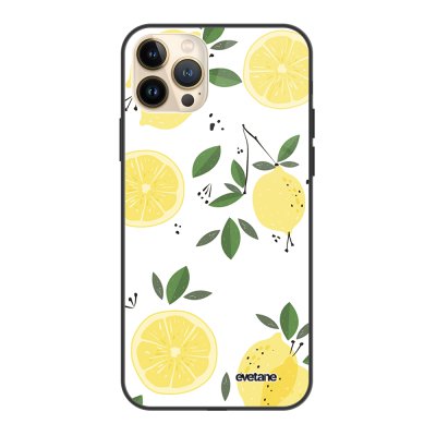 Coque iPhone 13 Pro Max Coque Soft Touch Glossy Citrons Design Evetane
