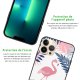 Coque iPhone 13 Pro Max Coque Soft Touch Glossy Flamant Tropical Design Evetane