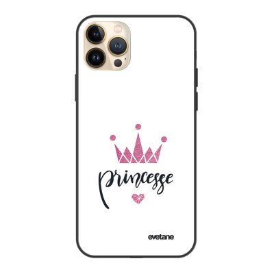 Coque iPhone 13 Pro Max Coque Soft Touch Glossy Princesse Couronne Design Evetane
