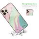 Coque iPhone 13 Pro Max Coque Soft Touch Glossy Mercure Pastels Design Evetane