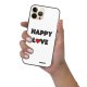 Coque iPhone 13 Pro Max Coque Soft Touch Glossy Happy Love Design Evetane