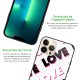 Coque iPhone 13 Pro Max Coque Soft Touch Glossy Love and Love Design Evetane