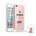 Coque iPhone 7/8/ iPhone SE 2020 360 intégrale transparente Chiante mais princesse Tendance Evetane.