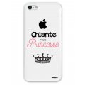 Coque iPhone 5C silicone transparente Chiante mais princesse ultra resistant Protection housse Motif Ecriture Tendance Evetane