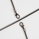 Chaîne bijoux Olivia chaine 120 cm en métal coloris noir métalique