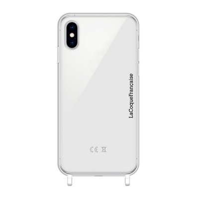 Coque  iPhone XS MAX transparente anti-choc avec anneaux transparents en silicone