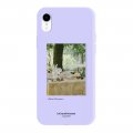 Coque iPhone Xr Silicone Liquide Douce lilas Été Provencal La Coque Francaise.