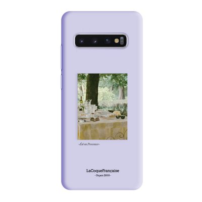 Coque Samsung Galaxy S10 Silicone Liquide Douce lilas Été Provencal La Coque Francaise.