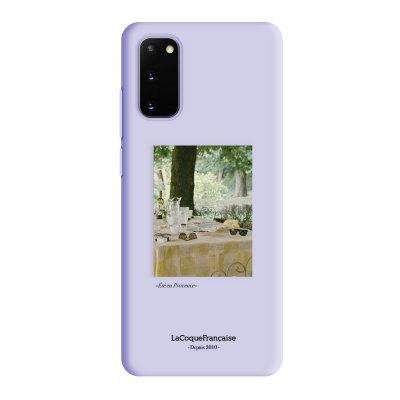 Coque Samsung Galaxy S20 Silicone Liquide Douce lilas Été Provencal La Coque Francaise.