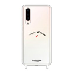 Coque Huawei P30 anneaux silicones A la Vie à l'Amour MOOD x LaCoqueFrançaise 