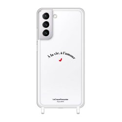 Coque Samsung Galaxy S21 5G anneaux silicones A la Vie à l'Amour MOOD x LaCoqueFrançaise 