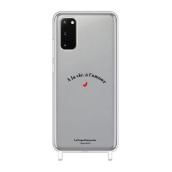 Coque Samsung Galaxy S20 anneaux silicones A la Vie à l'Amour MOOD x LaCoqueFrançaise 