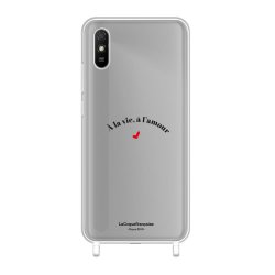 Coque Xiaomi Redmi 9A anneaux silicones A la Vie à l'Amour MOOD x LaCoqueFrançaise 