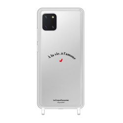 Coque Xiaomi Redmi Note 10 Lite anneaux silicones A la Vie à l'Amour MOOD x LaCoqueFrançaise 