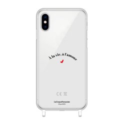 Coque iPhone XS Max anneaux silicones A la Vie à l'Amour MOOD x LaCoqueFrançaise 