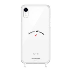 Coque iPhone XR anneaux silicones A la Vie à l'Amour MOOD x LaCoqueFrançaise 